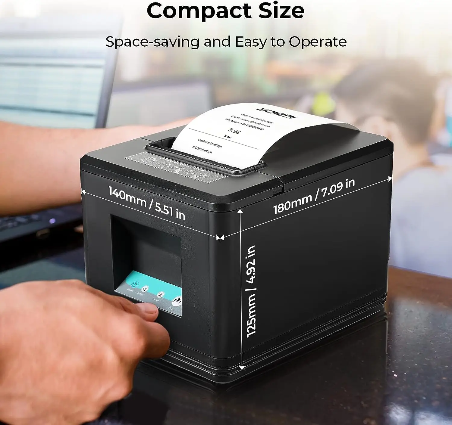 098P Receipt Printer - Image 3