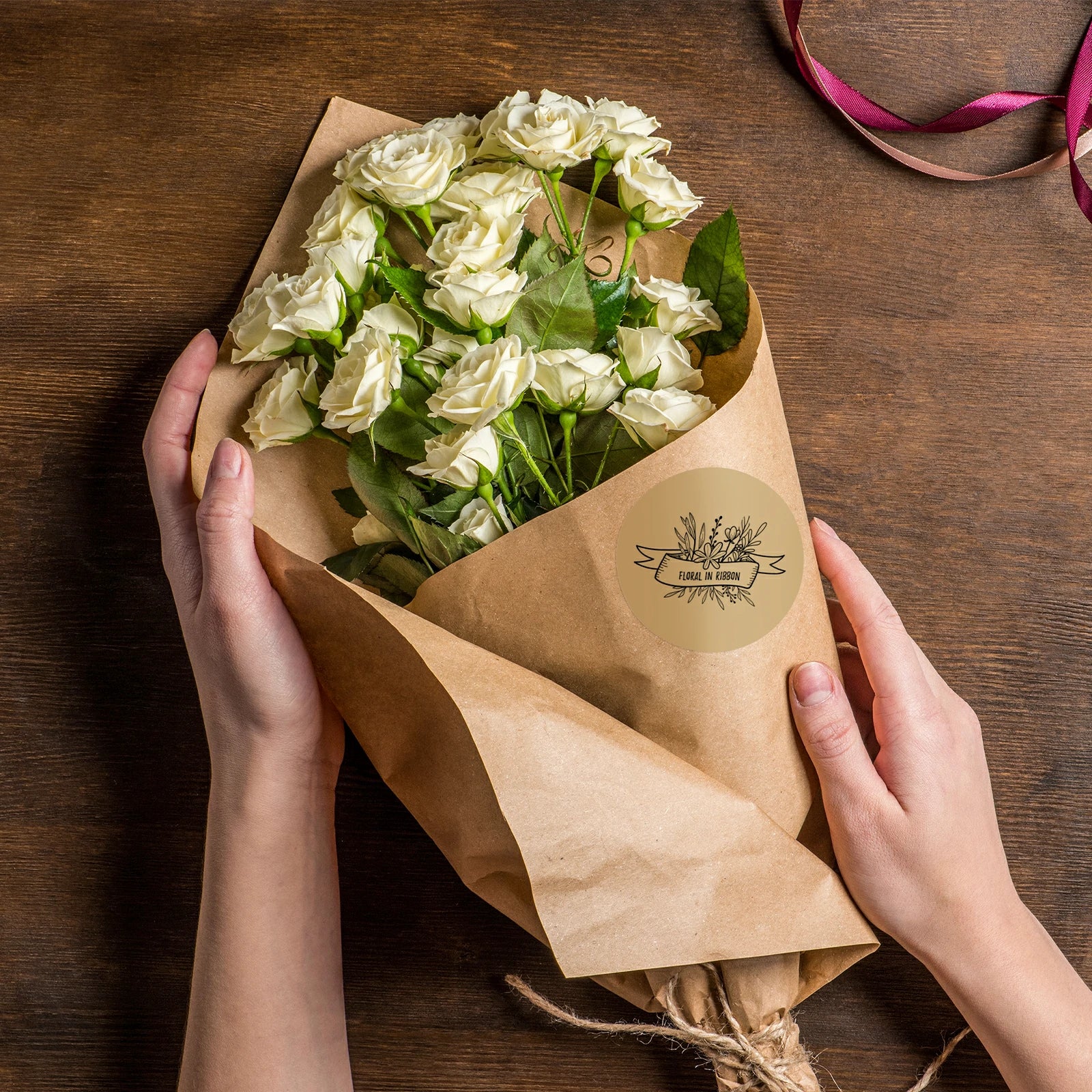 2" Brown Labels - Image 5