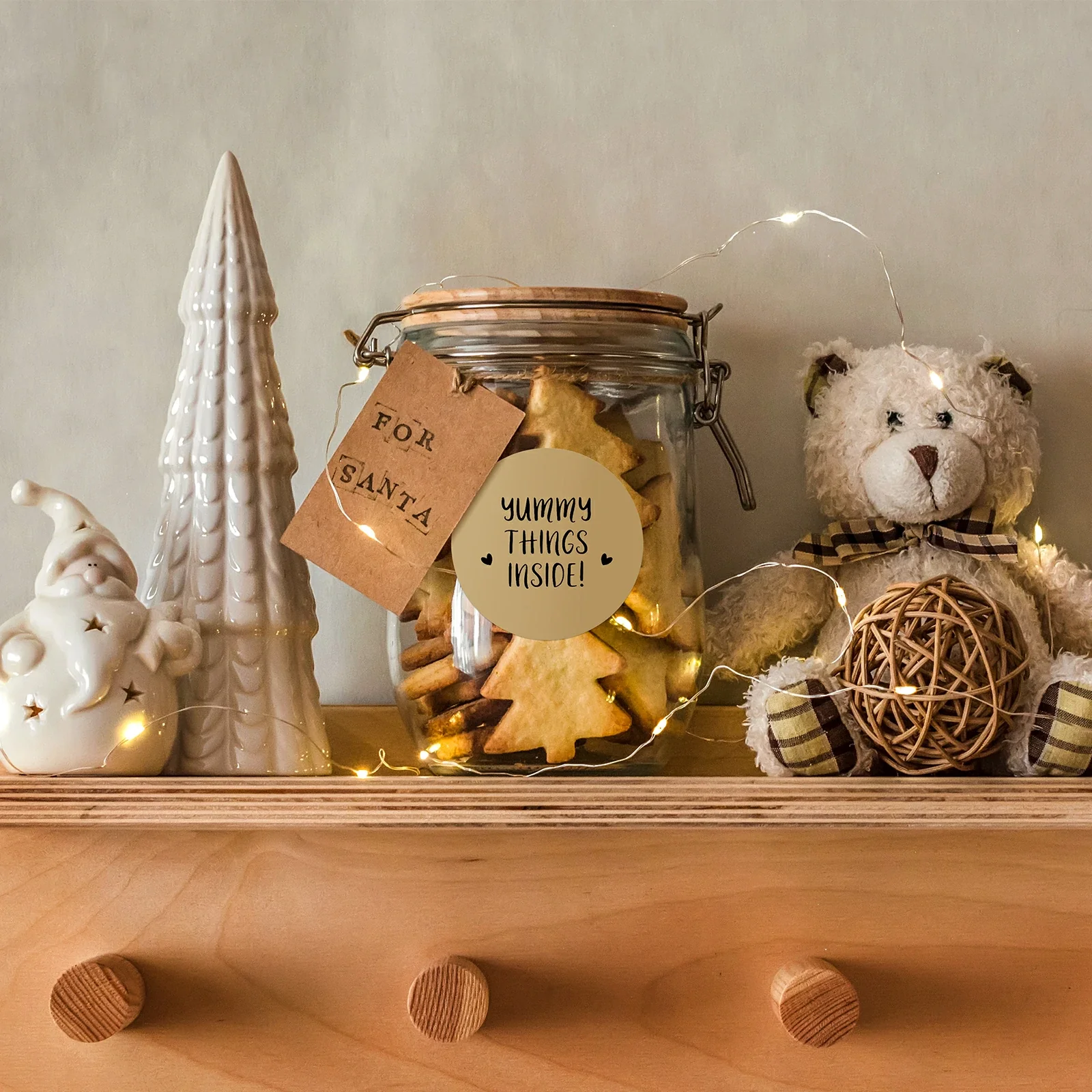 2" Brown Labels - Image 6