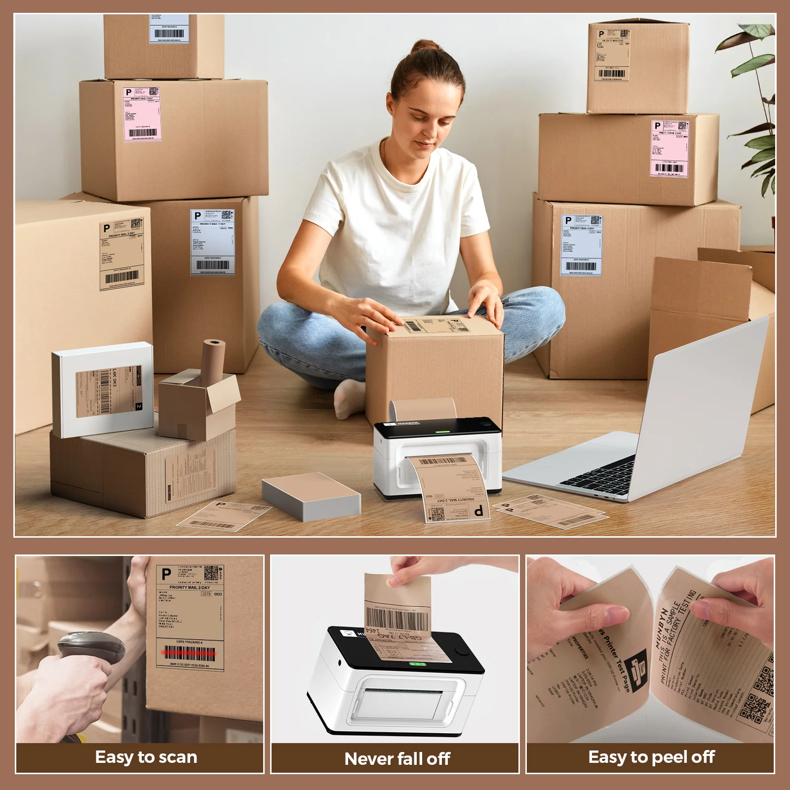 4" x 6" Fan-Fold Labels - Image 12