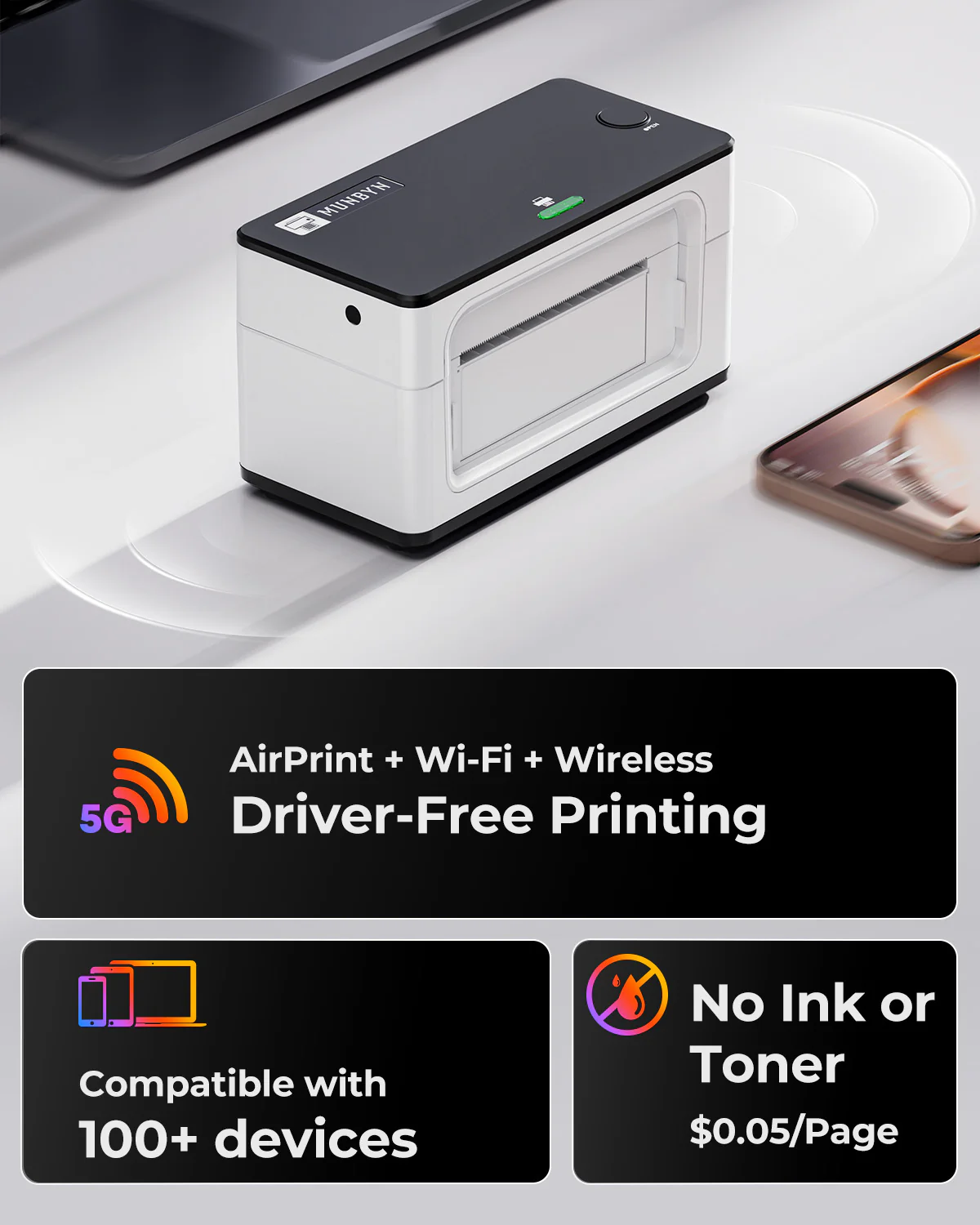 RealWriter 941AP Thermal Printer Kit-White - Image 9