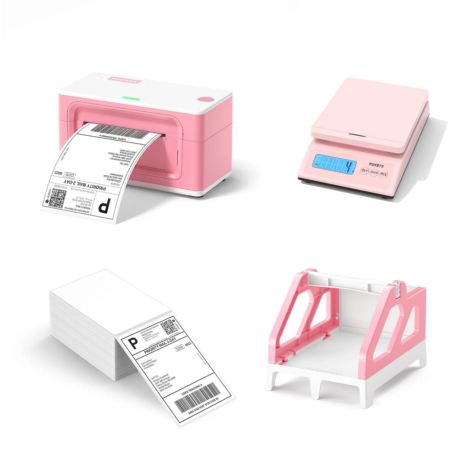 RealWriter 941AP Thermal Printer Kit-Pink - Image 4