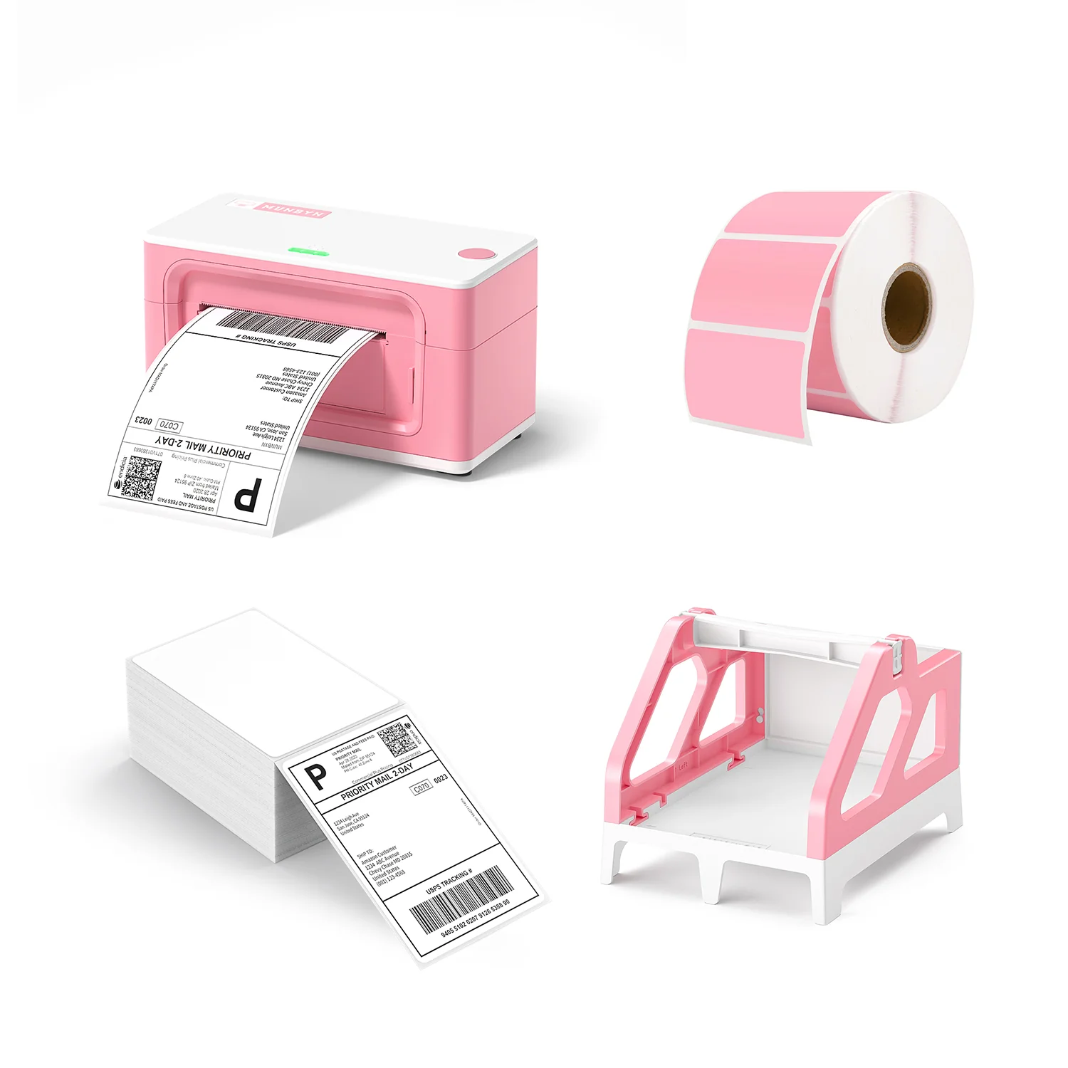 RealWriter 941AP Thermal Printer Kit-Pink - Image 5