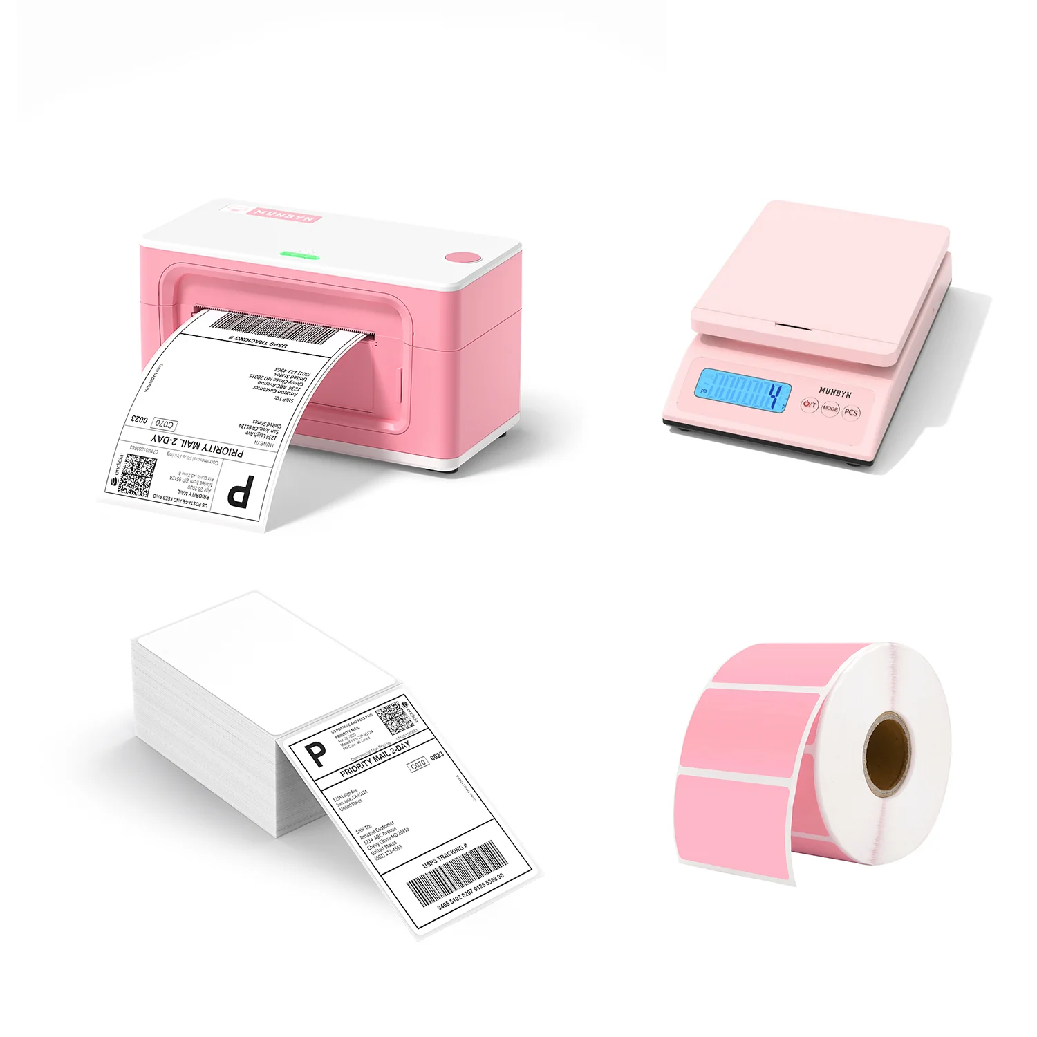 RealWriter 941AP Thermal Printer Kit-Pink - Image 7